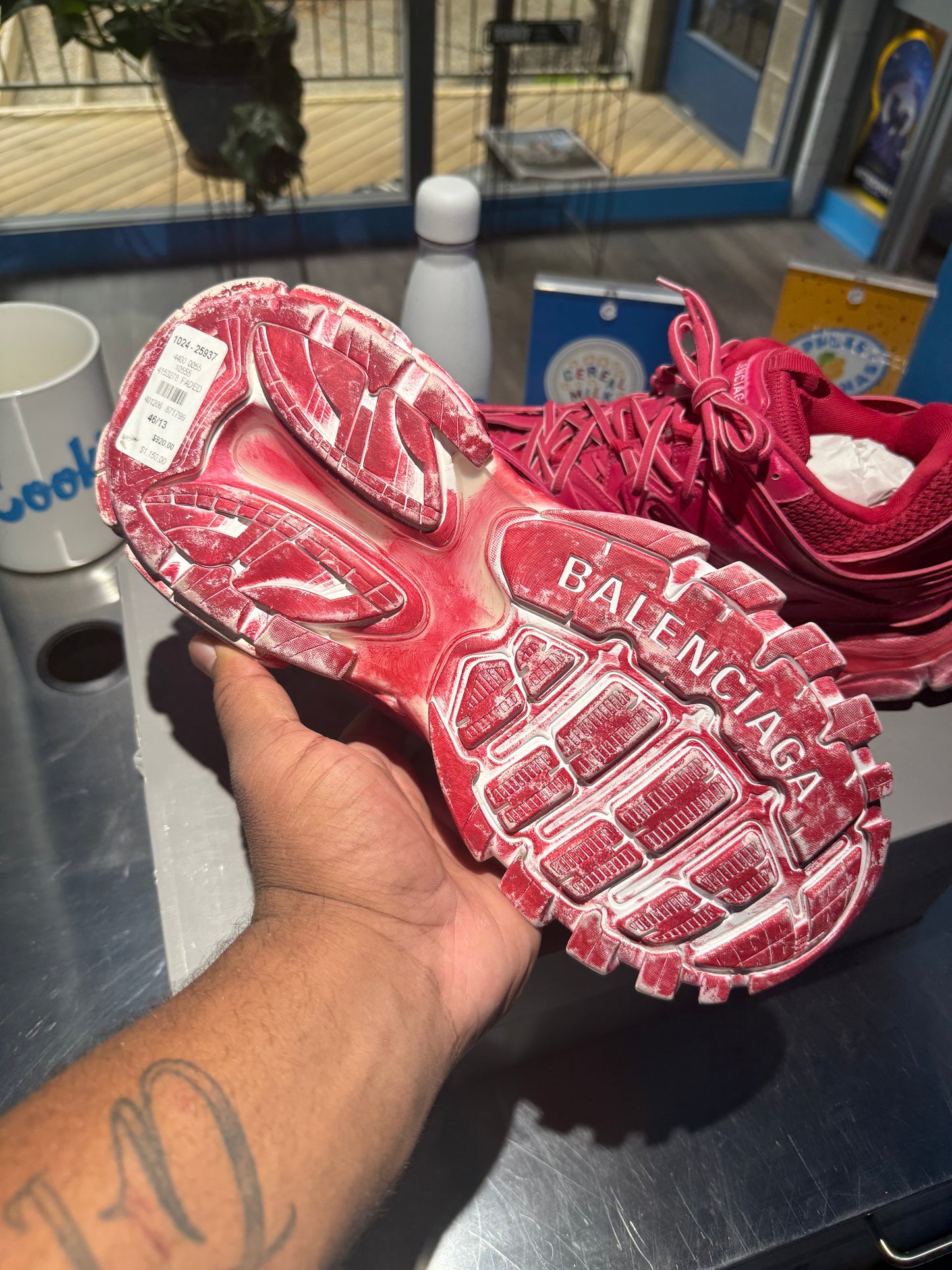 Balenciaga Track Sneaker 'Faded Burgundy'