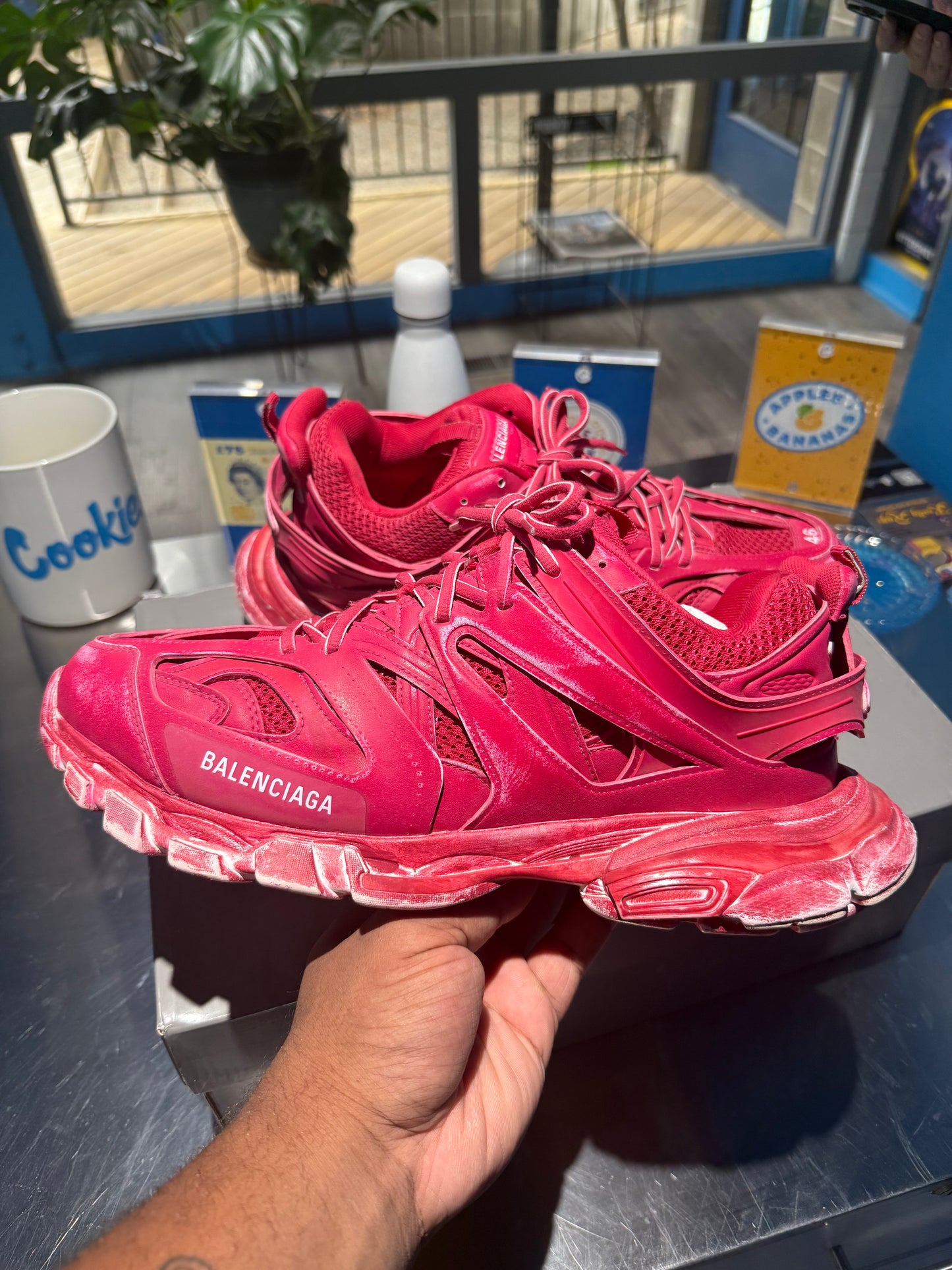 Balenciaga Track Sneaker 'Faded Burgundy'