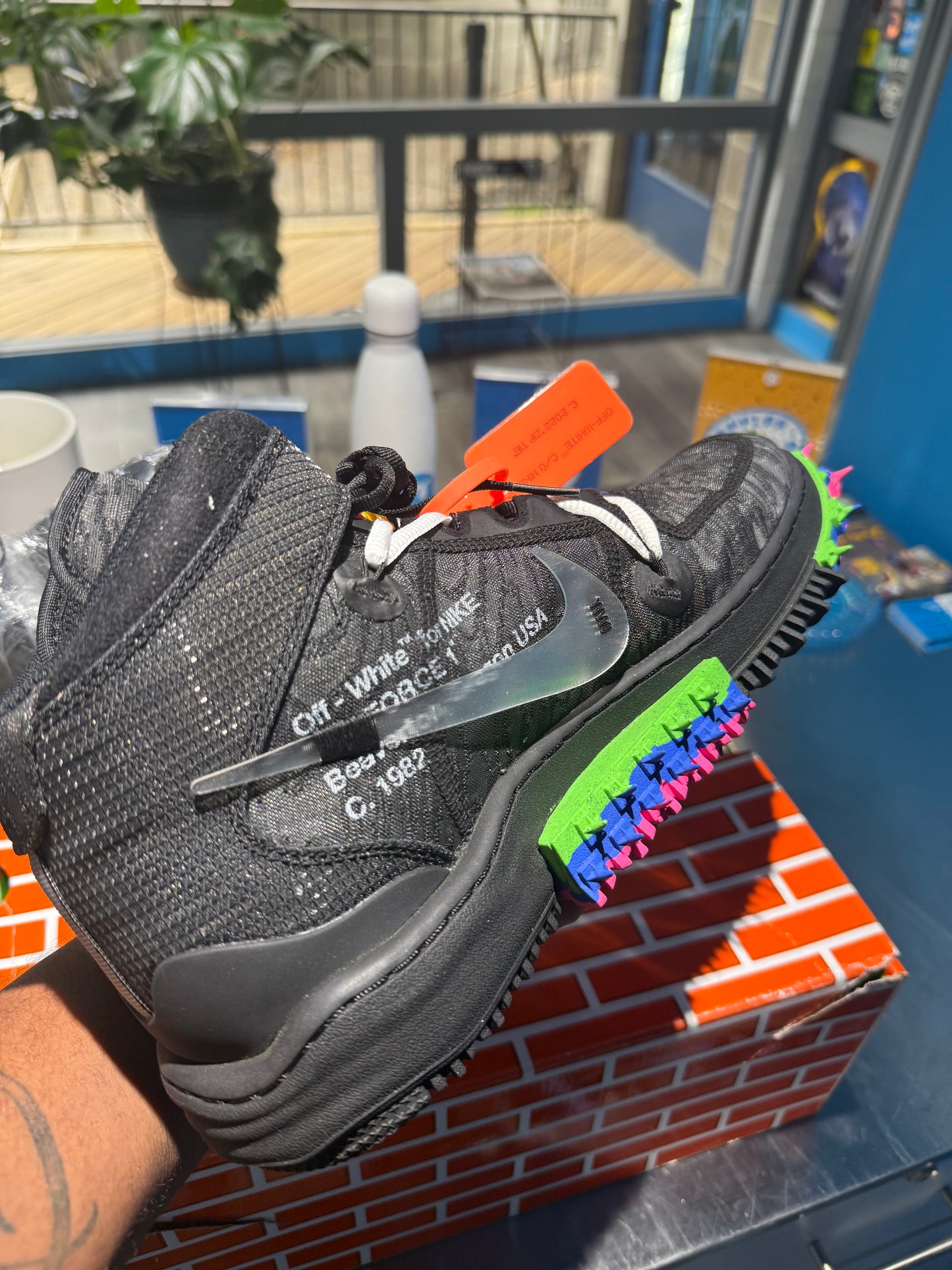 Off-White x Air Force 1 Mid 'Black'