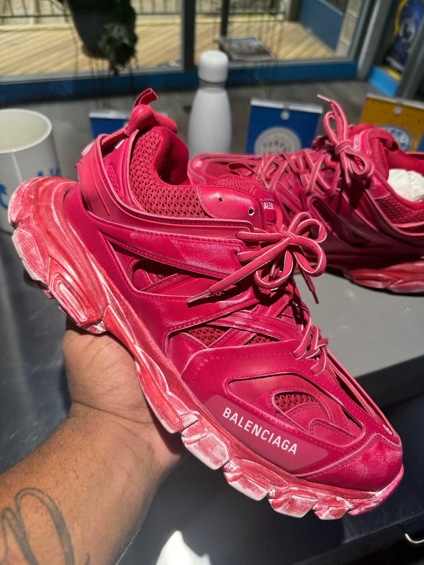 Balenciaga Track Sneaker 'Faded Burgundy'