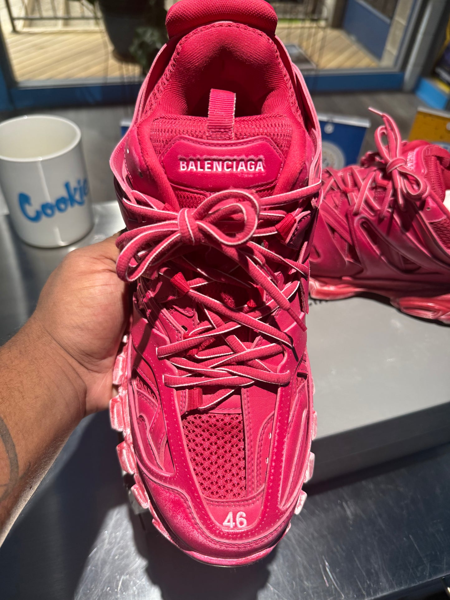 Balenciaga Track Sneaker 'Faded Burgundy'